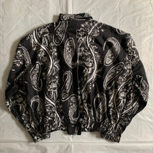 Load image into Gallery viewer, ss1996 Issey Miyake Light Cropped Paisley Jacket with Layered Pocket Details - Size M