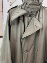 Load image into Gallery viewer, 1980s Katharine Hamnett Iridescent Jade Trench Coat - Size OS