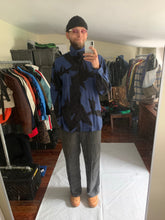 Load image into Gallery viewer, aw1991 Issey Miyake Brush Graphic High Neck Shirt - Size L