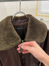 Load image into Gallery viewer, 1990s Armani Leather Bomber With Quilted Lining - Size M