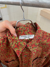 Load image into Gallery viewer, 1980s Katharine Hamnett Oversized Graphic Cargo Pocket Shirt - Size OS