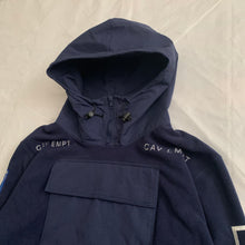 Load image into Gallery viewer, aw2015 Cav Empt Navy Fleece Hooded Pullover - Size L