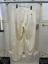 Load image into Gallery viewer, 1980s Marithe Francois Girbaud Massive White Pleated Paneled Baggy Trousers - Size L