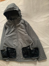 Load image into Gallery viewer, 2000s Vintage Nike Grey Technical Jacket with Modular Hidden Pockets and Hood - Size L