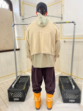 Load image into Gallery viewer, 1990s Katharine Hamnett Light Iridescent Beige Military Parka with Ribbed Neck Hood - Size OS