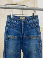 Load image into Gallery viewer, 1980s Marithe Francois Girbaud x Closed Blue Jean Joggers with Zippered Hems - Size S