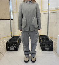 Load image into Gallery viewer, Late 1990s Mandarina Duck Light Grey Egg Cell Tailored Blouson - Size S
