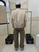 Load image into Gallery viewer, 2000s Mandarina Duck Light Bomber Jacket with Sashiko Trim Detailing - Size L