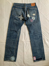 Load image into Gallery viewer, 2000s Yohji Yamamoto x Spotted Horse Repaired Distressed Denim - Size L