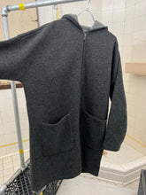 Load image into Gallery viewer, Late 1990s Mandarina Duck Hooded Wool Long Coat - Size XL