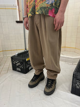 Load image into Gallery viewer, 1980s Katharine Hamnett Khaki Flap Pocket Pleated Trousers - Size M