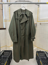 Load image into Gallery viewer, 1980s Katharine Hamnett Iridescent Jade Trench Coat - Size OS