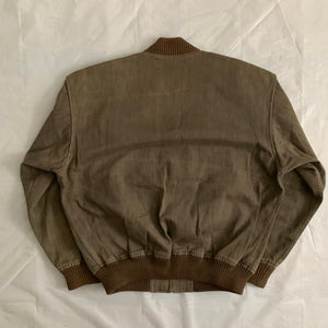 1980s CDGH Tan Bomber Jacket - Size L