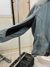 Load image into Gallery viewer, Vintage Padded Denim Moto Jacket - Size XL