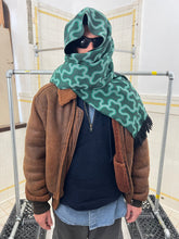 Load image into Gallery viewer, 1980s Yohji Yamamoto Green Amoeba Woven Scarf - Size OS