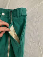 Load image into Gallery viewer, 1990s CDGH+ Wide Teal Workpants with Off Center Zipper Gimmick - Size L