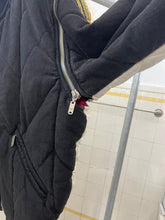 Load image into Gallery viewer, 1990s Armani Quilted Bomber with Removable Sleeves and Arm Cinch Detail - Size L