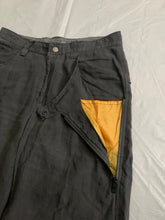 Load image into Gallery viewer, 2000s Armani Linen Workpant with Pocket Gimmick - Size XL