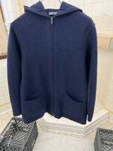 Load image into Gallery viewer, Late 1990s Mandarina Duck Raw Cut Boiled Wool Hooded Parka - Size S