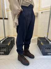Load image into Gallery viewer, 1980s Katharine Hamnett Navy Center Seamed Work Trousers - Size M