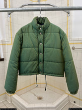 Load image into Gallery viewer, 1990s Armani Jade Iridescent Cropped Puffer - Size S