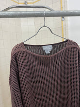 Load image into Gallery viewer, 1980s Marithe Francois Girbaud Knitted Thermal Boatneck Sweater - Size XL
