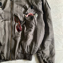 Load image into Gallery viewer, 1983 Katharine Hamnett Padded Silk Cargo Bomber - Size L