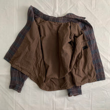 Load image into Gallery viewer, 1980s CDGH Earth Tone Plaid Work Blouson - Size L