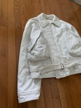 Load image into Gallery viewer, 1980s Katharine Hamnett Cropped MK3 Belted Jacket with Large Front Gusset Pockets - Size L