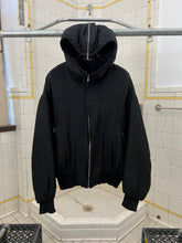 Load image into Gallery viewer, 1980s Katharine Hamnett Oversized Padded Silk Hooded Bomber - Size L