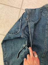 Load image into Gallery viewer, 1980s Katharine Hamnett Washed Denim Cargo Bomber - Size OS