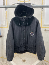 Load image into Gallery viewer, 1980s Armani Padded Cropped Hooded Bomber - Size M