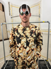 Load image into Gallery viewer, aw2010 Issey Miyake Articulated Sleeve Nylon Lava Graphic Jacket - Size XL