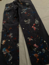 Load image into Gallery viewer, 2011 CDGH Navy Paint Splatter Pants - Size L
