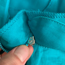 Load image into Gallery viewer, 2000s Armani Teal Linen Technical Trousers with Lampo Zippers - Size M