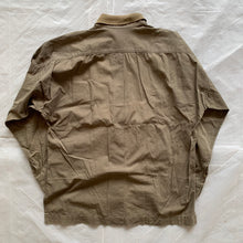 Load image into Gallery viewer, aw1992 Issey Miyake Khaki Military Shirt with Ribbed Collar - Size S