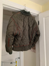 Load image into Gallery viewer, aw1992 Issey Miyake Forest Green Articulated Paneled Cropped Nylon Bomber - Size L