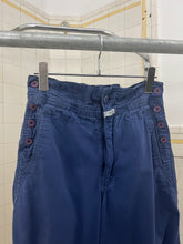 Load image into Gallery viewer, 1980s Marithe Francois Girbaud Light Pants with Button Waist Side Seams - Size XS