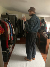 Load image into Gallery viewer, aw1986 Katharine Hamnett Denim Cargo Bomber Jacket - Size L