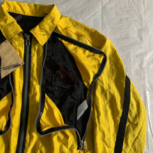 Load image into Gallery viewer, ss1993 Issey Miyake Yellow Nylon Tactical Zipper Blouson - Size L