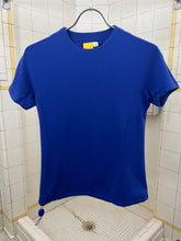 Load image into Gallery viewer, 2000s Mandarina Duck True Blue Contemporary Cut Tee with Bungee Cord Hem - Size XS