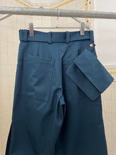 Load image into Gallery viewer, aw2017 Kiko Kostadinov Steel Blue Wrapped Knee Waistbag Trousers - Size M