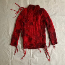 Load image into Gallery viewer, aw2006 Junya Watanabe Destroyed Red Mohair Knit - Size S