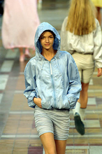 Load image into Gallery viewer, ss2000 Issey Miyake Pink Translucent Mesh Technical Jacket - Size M