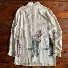 Load image into Gallery viewer, aw2009 Yohji Yamamoto x Justin Davis Pinups and Uzis Shirt - Size L
