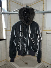 Load image into Gallery viewer, 1990s Armani Metallic N2B Flight Jacket - Size S