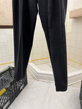 Load image into Gallery viewer, 1980s Katharine Hamnett Washed Black Pleated Tapered Trousers - Size M