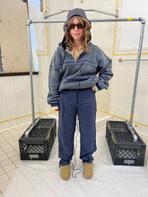 Load image into Gallery viewer, 2000s Armani Navy Futuristic Padded Nylon Pants - Size S