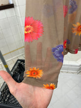 Load image into Gallery viewer, ss2002 Yohji Yamamoto Light Khaki Sheer Floral Shirt - Size L