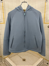 Load image into Gallery viewer, Late 1990s Mandarina Duck Contemporary Baby Blue Zip-up Hoodie - Size S